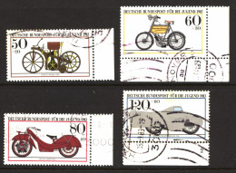 Série Complète 4 Timbres Oblitérés D’ALLEMAGNE 1983 : N° YT 1000 à 1003 - 173 - Oblitérés