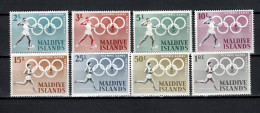 Maldives 1964 Olympic Games Tokyo, Athletics Set Of 8 MNH - Verano 1964: Tokio