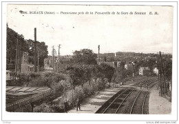 CPA - 92 - Hauts De Seine - Sceaux - Panorama Pris De La Passerelle De La Gare De Sceaux- Voies Ferrées - Cheminots - Sceaux