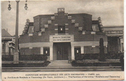 75 PARIS 1925  Exposition Internationale Des Arts Décoratifs - Pavillon De Roubaix Et Tourcoing - Exposiciones