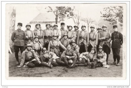 Carte Photo Militaria -  68 Haut Rhin - Colmar - 4ème Bataillon De Chasseurs à Pied Quartier Lagarre 3ème Compagnie - Colmar