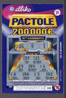 Grattage ILLIKO - PACTOLE 63905 2ème Verso - FRANCAISE DES JEUX - Billets De Loterie