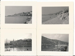 LOt De 4 - Photo - Menton - Cote D'Azur - Vers 1950 - Plaatsen