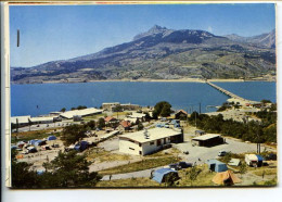 Pour CPSM 10.5 X 15 Hautes Alpes SAVINES-LE-LAC Club Nautique. Auberge De Jeunesse. Camping Des* Carnet De Fabrication** - Autres & Non Classés