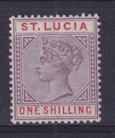 St Lucia: 1891/98   QV   SG50    1/-   [Die II]   MNH - Ste Lucie (...-1978)