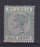 St Lucia: 1891/98   QV   SG43     ½d   [Die II]   MH - Ste Lucie (...-1978)