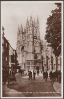 Cathedral From Great Gate, Canterbury, Kent, C.1940 - Valentine's RP Postcard - Canterbury