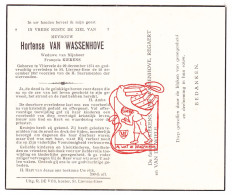DP Hortense Van Wassenhove ° Vlierzele Sint-Lievens-Houtem 1874† St-Lievens-Esse Herzele 1957 Kiekens Regaert Vandewiele - Andachtsbilder