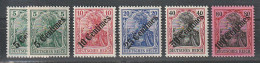 Dt. Post Türkei: 48 - 52, Einwandfrei Postfrisch (MNH) - Turkse Rijk (kantoren)