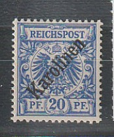 Karolinen; Nr. 4 I,  Postfrisch ** (MNH), Geprüft Steuer - Carolinen