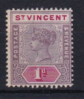 St Vincent: 1899   QV    SG68     1d   MH - St.Vincent (...-1979)