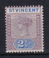 St Vincent: 1899   QV    SG69     2½d   MH - St.Vincent (...-1979)