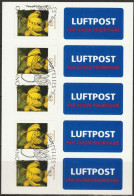 Deutschland 2009  FB 2  Mi-Nr. 5x 2715 Sonnenhut  O  ESST Bonn + Luftpostaufkleber ( D 4913) - Usados