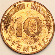 Germany Federal Republic - 10 Pfennig 1985 F, KM# 108 (#4683) - 10 Pfennig
