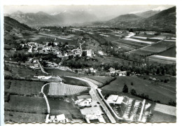 CPSM 10.5 X 15 Isère  SAINT VINCENT DE MERCUZE  Vue Générale  Au 1er Plan Le Camp De Vacances Et Le Terrain De Camping - Autres & Non Classés