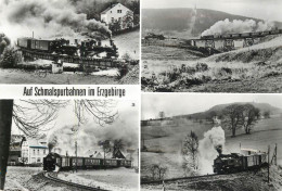Postcard Germany Schmalspurbahnen Im Erzgebirge Train - Autres & Non Classés