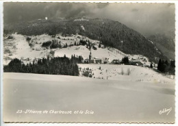 CPSM Dentelée 10.5 X 15  Isère  SAINT PIERRE DE CHARTREUSE  Et La Scia  Cliché Oddoux - Otros & Sin Clasificación