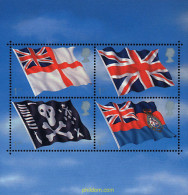 90797 MNH GRAN BRETAÑA 2001 CENTENARIO DE LAS BANDERAS DE LA ROYAL NAVY - Autres & Non Classés