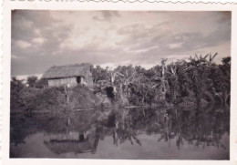 Photo Originale 1953-  Militaria - Cochinchine - Vietnam -  Sur Le Canal Cho-Gao  - Krieg, Militär