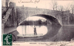 89 - Yonne -  MALIGNY - Le Grand Pont - Autres & Non Classés