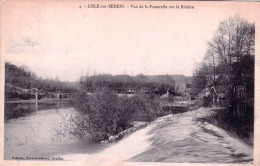 89 - Yonne -  L'ISLE Sur SEREIN -  Vue De La Passerelle Sur La Riviere - L'Isle Sur Serein