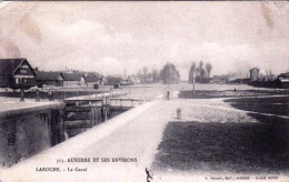 89 - Yonne - LAROCHE-MIGENNES - Le Canal - L écluse - Migennes