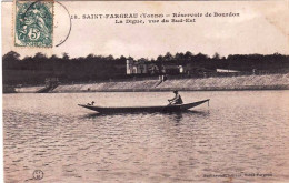 89 - Yonne -  SAINT FARGEAU - Reservoir Du Bourdon - La Digue Vue Du Sud Est - Saint Fargeau