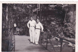 Photo Originale -militaria - Cambodge -Cochinchine -1953 - PHNOM PEN- Au Jardin Botanique - - War, Military