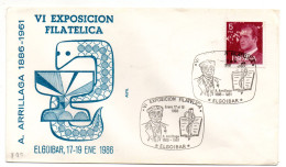 Carta  Con Matasellos  Commemorativos  De Elgobiar - Lettres & Documents