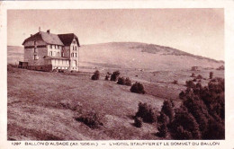 88 - Vosges -  Ballon D Alsace -  Hotel Stauffer Et Le Sommet Du Ballon - Autres & Non Classés