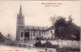 88 - Vosges -  BAN De LAVELINE- L église Et Le Presbytere - Autres & Non Classés
