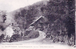 88 - Vosges -  Ballon D Alsace -  Le Chalet Bonaparte - Soldats Faisant Une Halte - Otros & Sin Clasificación