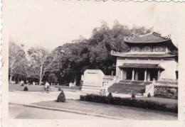 Photo Originale -1949 - Militaria - Viet Nam - Cochinchine - SAIGON- Temple Annamite Au Jardin Botanique - Guerre, Militaire