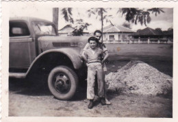 Photo Originale -1949 - Militaria -Viet Nam - Cochinchine  - Les "chaul" A Bien Hoa - Guerre, Militaire