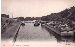 88 - Vosges -  EPINAL -  Le Port - Peniches - Epinal