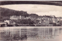 88 - Vosges -  EPINAL -  Faubourg D Alsace Vu Du Pont De La Loge Blanche - Epinal