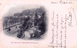 88 - Vosges -  EPINAL -  Quai De Juillet Et Monument Commemoratif - Carte Precurseur - Epinal