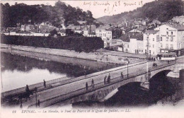 88 - Vosges -  EPINAL - La Moselle - Le Pont De Pierre Et Le Quai De Juillet - Epinal