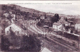 87 - Haute Vienne -  SAINT SULPICE LAURIERE -  La Gare  - Vue Prise De La Gendarmerie - Autres & Non Classés