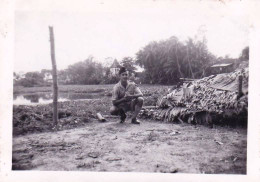 Photo Originale 1952-  Militaria - Cambodge - Phnom Penh -  Base Marine Phnom Penh - Guerre, Militaire