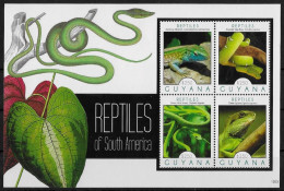 GUYANA - REPTILES - 6202 A 6205 ET BF 538 - NEUF** MNH - Autres & Non Classés