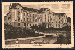 AK St. Pölten, Amtsgebäude Mit Bischofteich  - Sonstige & Ohne Zuordnung