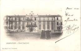 FR66 PERPIGNAN - Noe Précurseur - Ecole Supérieure - Animée - Belle - Perpignan