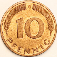 Germany Federal Republic - 10 Pfennig 1985 G, KM# 108 (#4684) - 10 Pfennig
