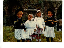 CP Sourire  De  Bretagne  Enfants En Costume De Cornouaille - Bretagne