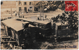 27, Accident Ferroviaire, Carte Photo, Express Photo à Conches - Autres & Non Classés