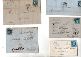 FRANCE LOT DE 40 LETTRES CLASSIQUES - Mezclas (max 999 Sellos)