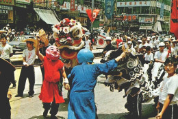 HONG KONG, China - "Lion Dance"   ( 2 Scans ) - China (Hongkong)