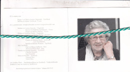 Martha Floré-Teerlinck-Aneca, Zedelgem 1919, 2019. Honderdjarige. Foto - Overlijden
