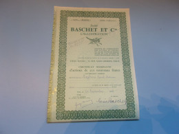 BASCHET ET Cie (l'illustration) - Other & Unclassified
